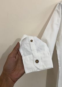 Springfield White Band Collar Shirt