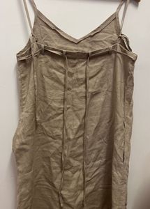 Linen Blend Maxi Dress