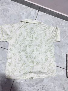 Women's Leaf Print Kurta Set