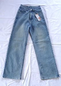 Light Wash Wide Leg Jeans