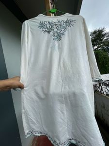 Beautifully Embroidered Kurta with palazzo