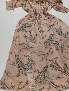 Floral Off-Shoulder Maxi Dress 💮