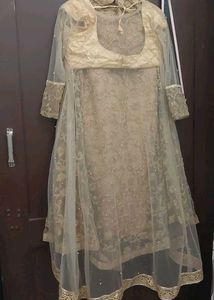 Elegant Golden Ethnic Gown