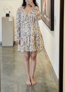 H&M BUTTON-FRONT TUNIC DRESS