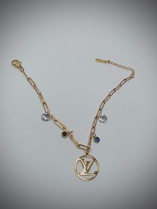Luxury Charm Bracelet with LV Logo