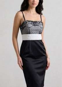 Elegant Black Lace Party Dress