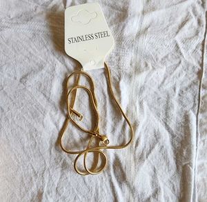 Gold Chain Stainless Steel Necklace