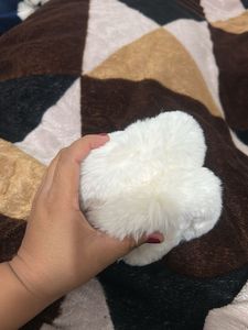White Plush Earmuffs