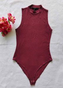 Forever 21: Mock Neck Sleeveless Bodysuit