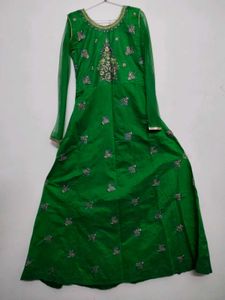 Elegant Green Ethnic Gown
