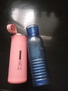 Pink &amp; Blue Water Bottles