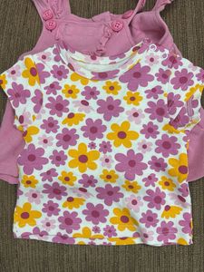 Adorable Pink Bunny Dress Set