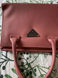 Chic Dusty Rose Handbag