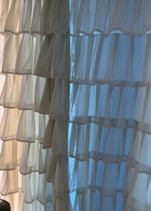 Ruffled Tier curtains