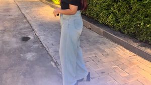 Brand New Newme Asia Wide Legged Jeans