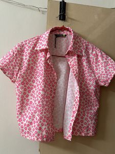 Floral Print Short Sleeve Shirt