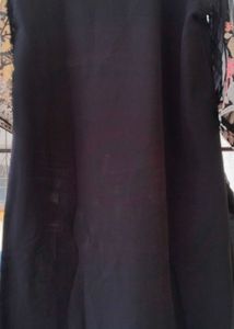 Embroidered Black Kurta