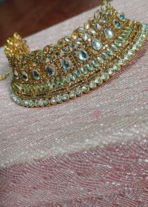 Stunning Kundan Choker Necklace 2 sets