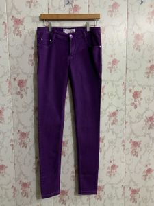Purple Denim Jeans