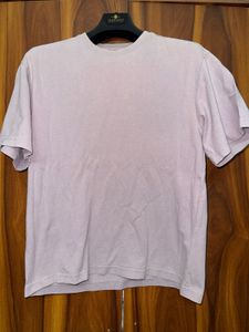 Combo of Two H&amp;M Light Green &amp; Pink Crew Neck T-Sh