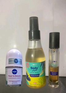 Plum Body Mist & Perfume  + Nivea deo roll on