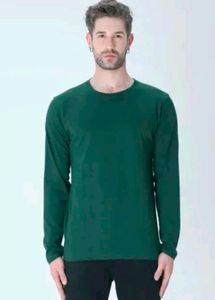 💥New Men's Cotton Green Full Sleeve T-shirt