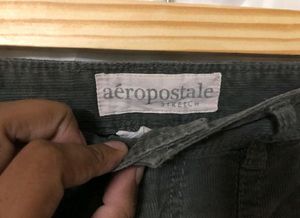 Gray Corduroy Shorts