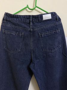 Sparkly Rhinestone Wide Leg Jeans