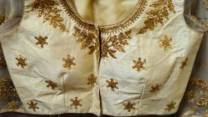 Golden Net Blouse