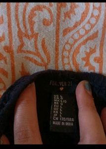 Black Dress Forever 21 Large