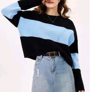 Color Block Long Sleeve Top