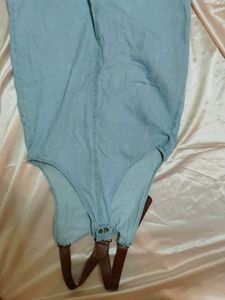 Denim Pinafore Dress