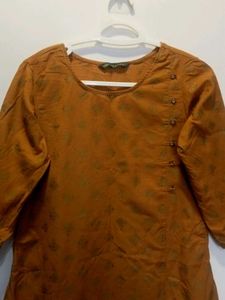 Stylish Brown Printed Kurta