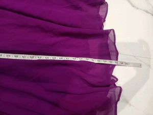 Elegant Purple Anarkali with Dupatta