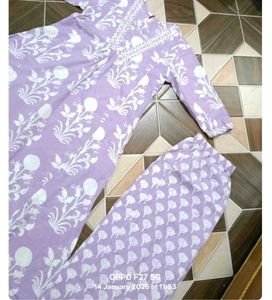 Beautiful Lavender Kurta Set