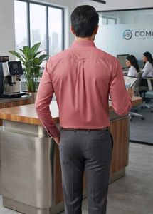 Men's Pink Polka Dot Shirt