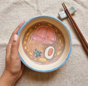 Handmade Ceramic Ramen Bowl