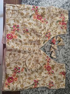 Embroidered Silk Blouse