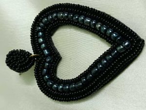 Black Earrings No 3