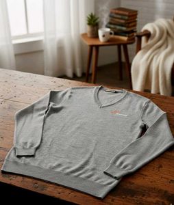 Men's V-Neck Knit Sweater