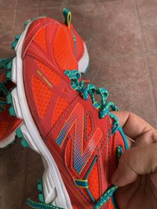 New balance Vibrant Orange &amp; Teal Running Shoes