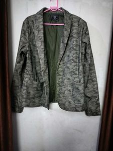Camouflage Print Jacket