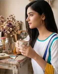 Beutiful Trendy Stripe Casual Kurti☁️🌈