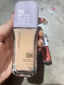 Maybelline Super Stay Foundation &amp; Lip Colour