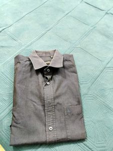 Men's Casual Button-Down Nevy Blue Shirt