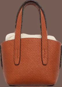 Chic Orange Mini Tote Bag