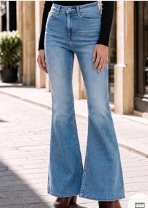 Retro Flare Denim Jeans