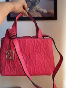 Armani Exchange Embossed Tote Bag