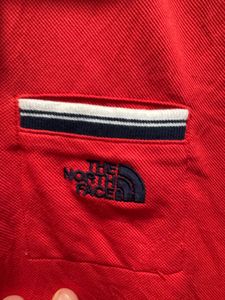 The North Face Red Short Sleeves Polo T-Shirt
