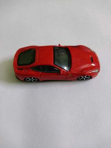 Majorette Blue Toyota Prius and Bburago Ferrari F1